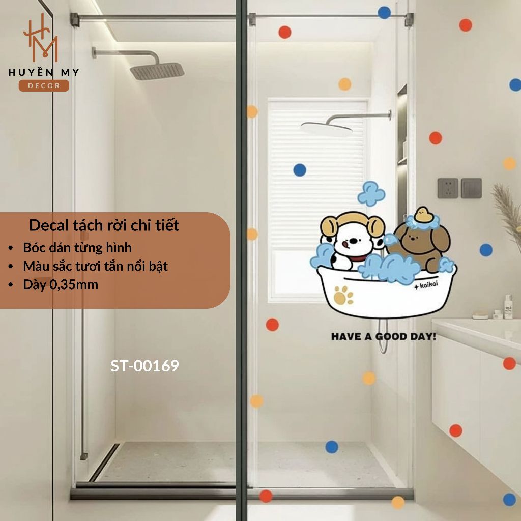 Giấy Dán Kính Mờ Phòng Tắm Tĩnh Điện Không Keo Chống Nhìn Trộm Decal Dán Kính Nhà Tắm Cửa Kính Cửa Sổ - Huyền My Decor