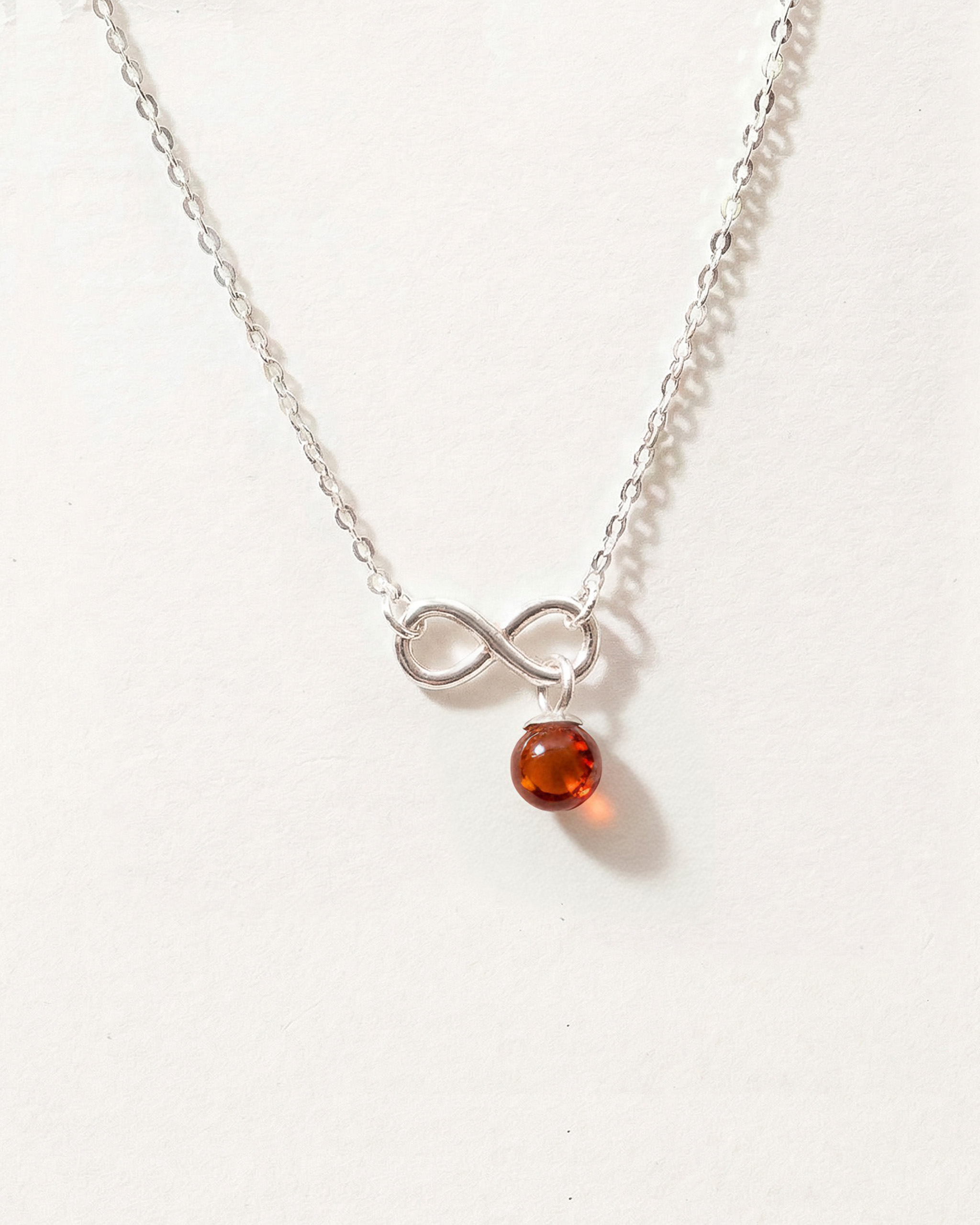 Dây Chuyền Sincera Infinity Birthstone | Bạc s925 Mix Đá