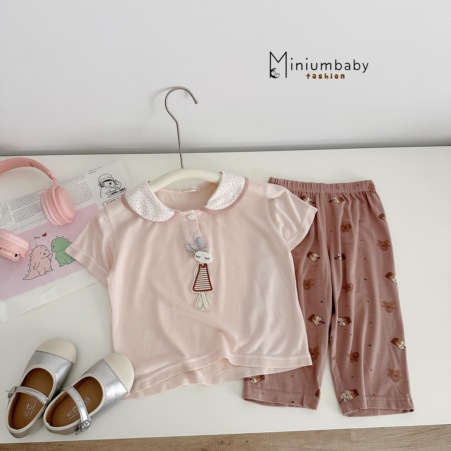 SB2379- bộ cổ zen mix màu hongqtrasua