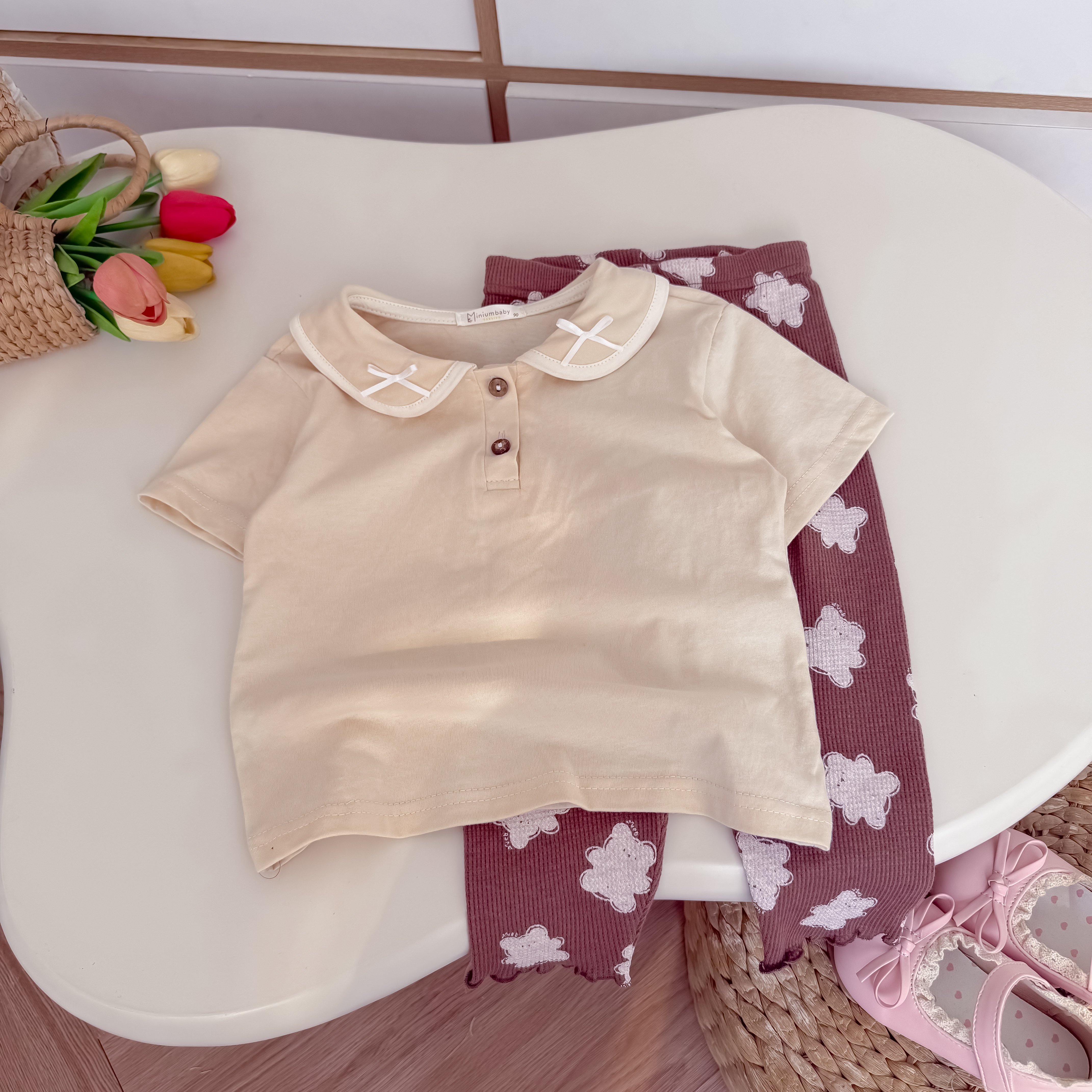 SB2379- bộ cổ zen mix màu beqgau