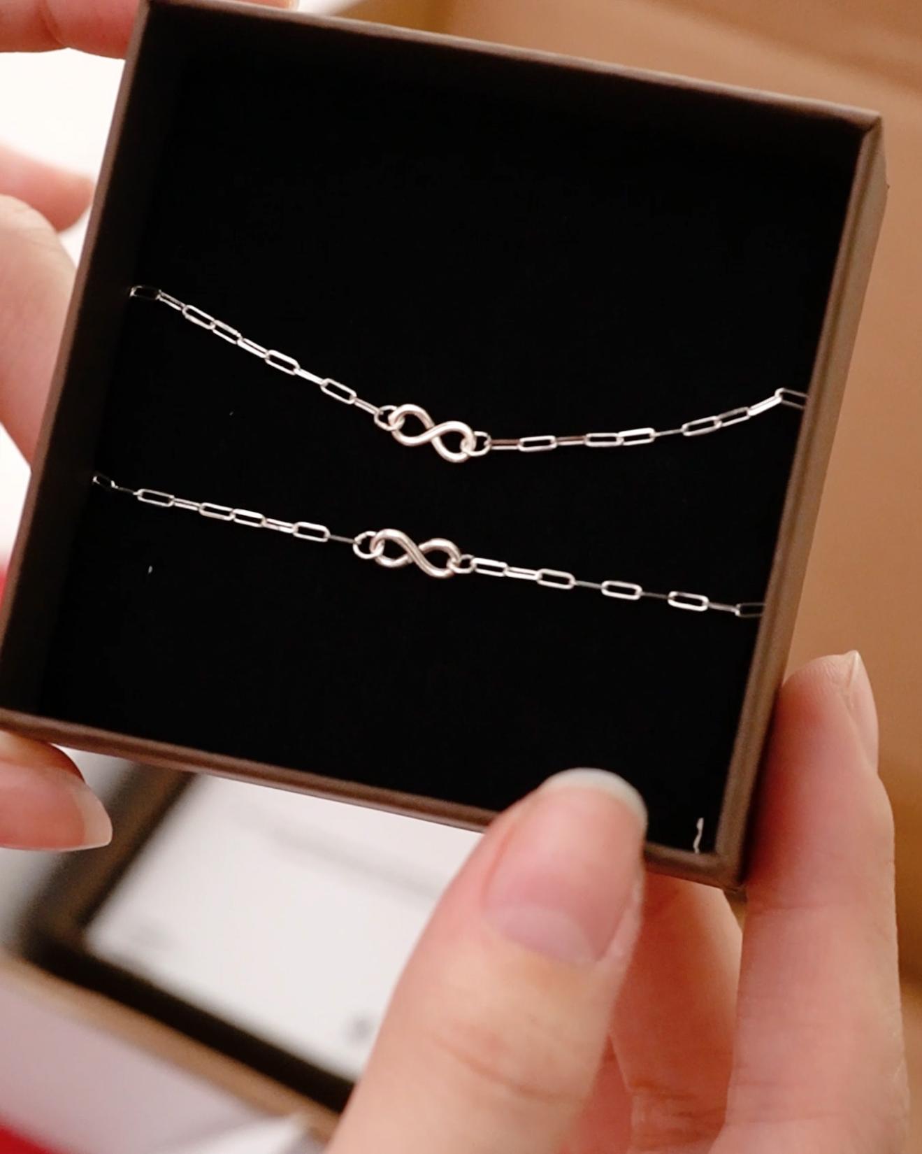 Vòng Tay Sincera Infinity x Paperclip | Bạc s925 5