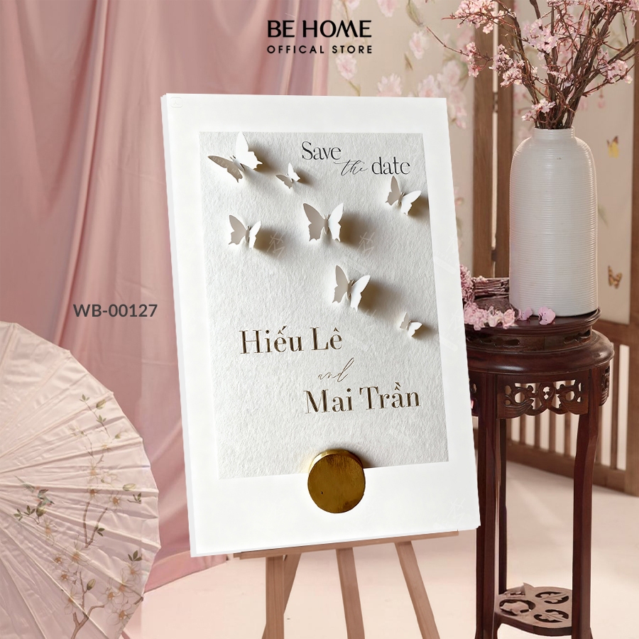 Bảng Chào Đón Tiệc Cưới Cao Cấp – Bảng Welcome Decor Không Gian Lễ Cưới, Nhiều Mẫu Đẹp – BeHome Decor