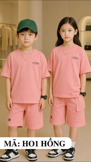 Product image - [ MÃ HO ] Đồ bộ áo cộc tay, quần cộc túi hộp