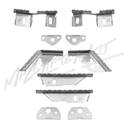 Product image - HONDA Integra DC5/RSX – Complete Front and Rear Bumper Lifter & Tabs Set