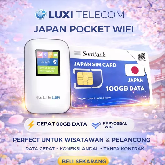 Product image - SoftBank Pocket WiFi JT101 100GB – Monthly Plan
