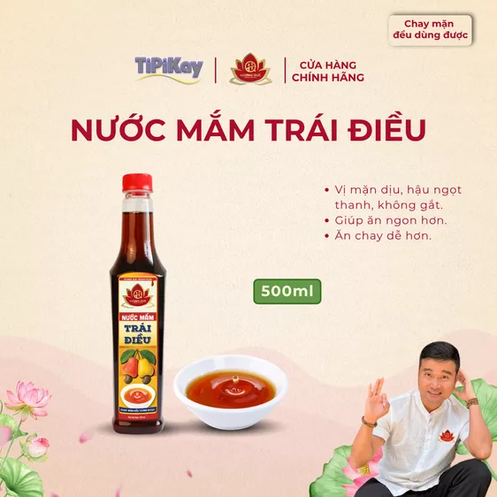 Product image - Nước Mắm Chay Trái Điều 500ml