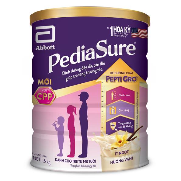 Product image - Sữa Abbott Pediasure chính hãng dạng bột hương vani 1.6KG
