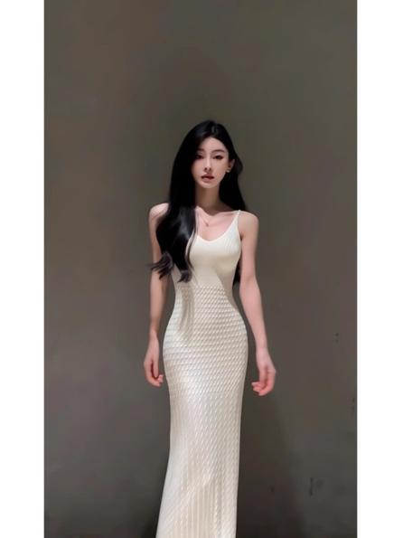 Product image - Váy 2 dây Vải dệt kim