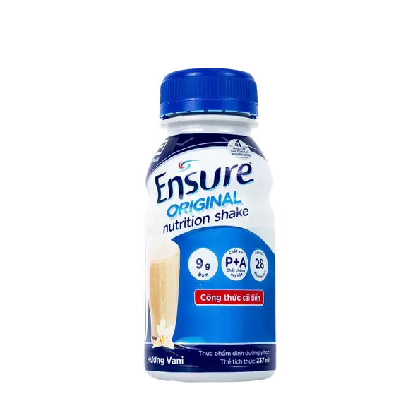 Product image - Thùng 24 chai sữa nước Ensure Orginal hương vani 237ml