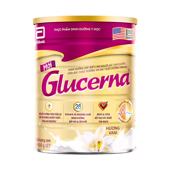 Product image - Sữa Abbott Glucerna chính hãng dạng bột hương vani 800g