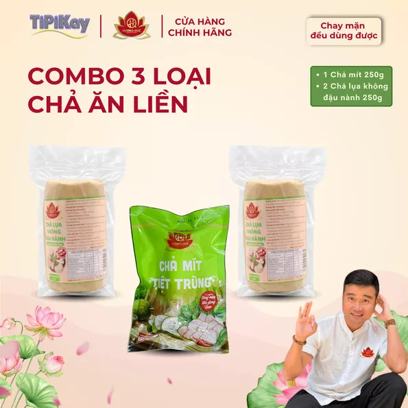 Product image - [Combo 3 món] 2 Chả Không Đậu Nành 250g + 1 Chả Mít 250g