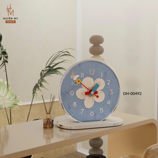 Tranh Đồng Hồ Doomi Để Bàn Nhỏ Dễ Thương, Decor Góc Học Tập, Góc Làm Việc, Quà Tặng Độc Đáo - Huyền My Decor