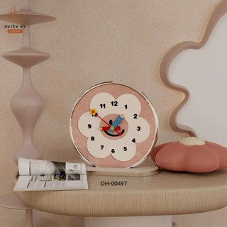 Tranh Đồng Hồ Doomi Để Bàn Nhỏ Dễ Thương, Decor Góc Học Tập, Góc Làm Việc, Quà Tặng Độc Đáo - Huyền My Decor