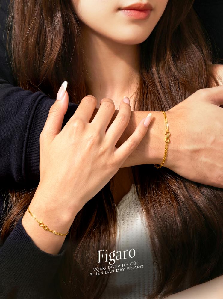 Vòng Vĩnh Cửu  Xi Vàng 18K Không Hàn | Bạc s925 Xi Vàng 18K 3