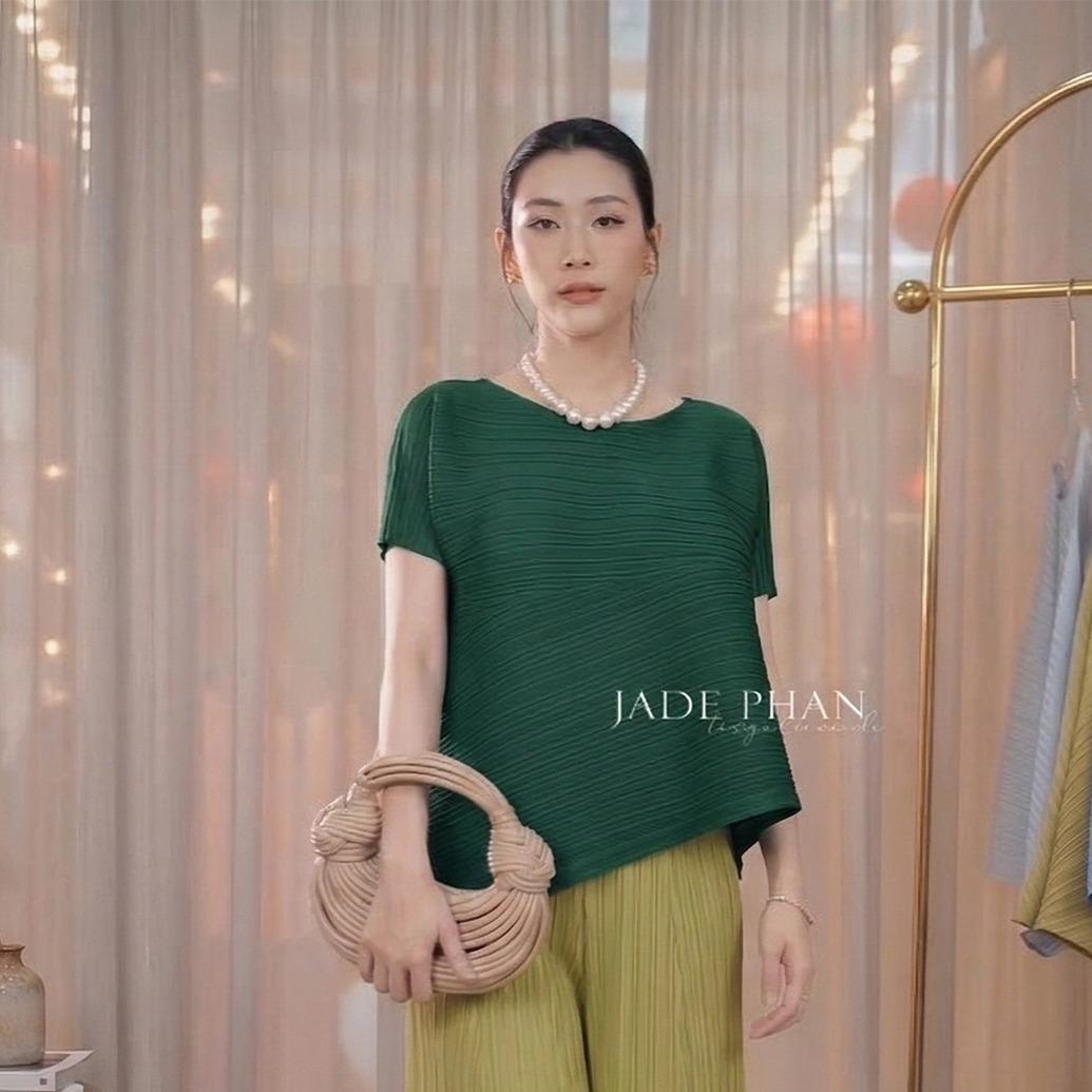 Áo Katle dập ly cao cấp JADEPHAN thanh lịch nhiều màu