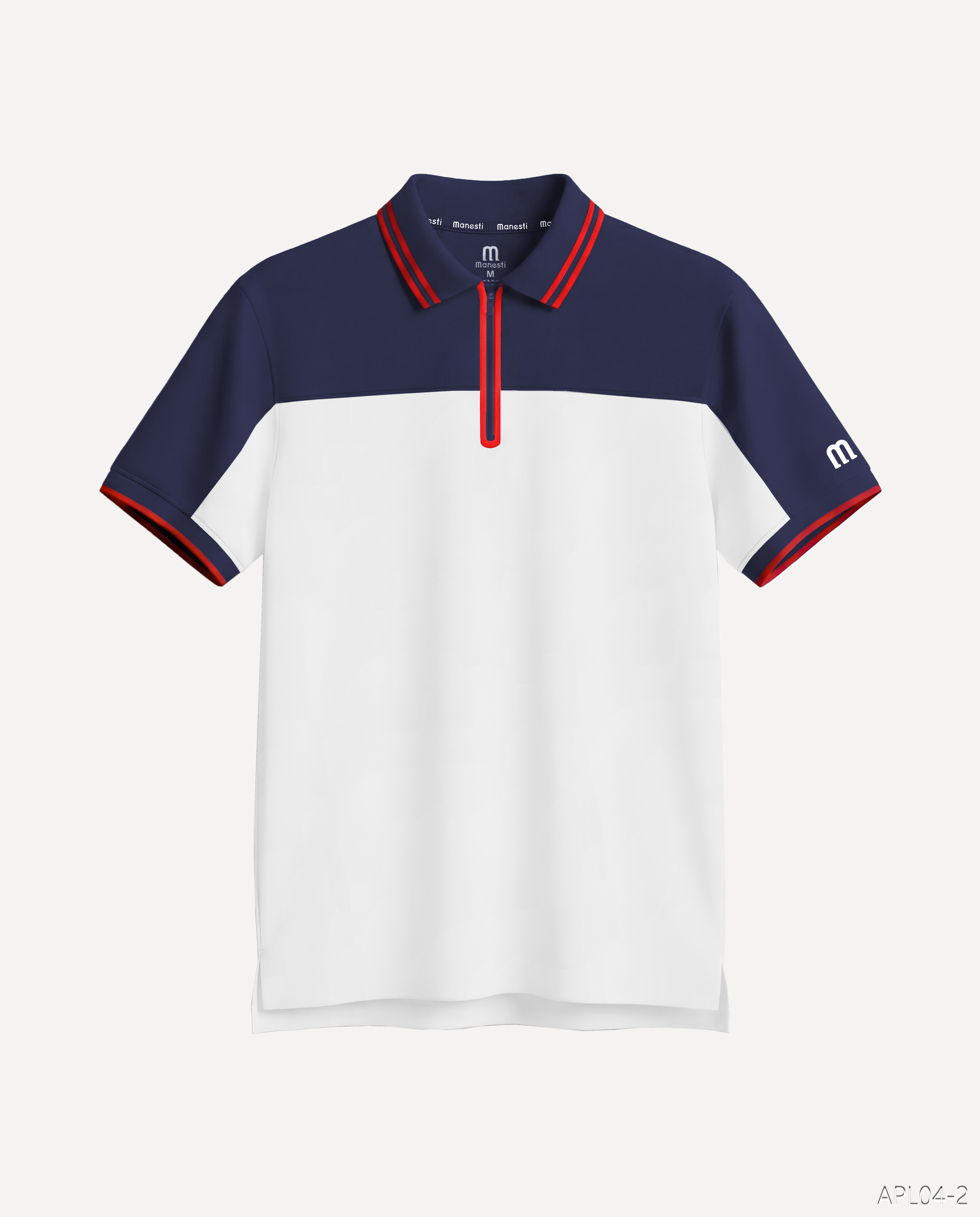 Áo polo nam Elite Zip Manesti