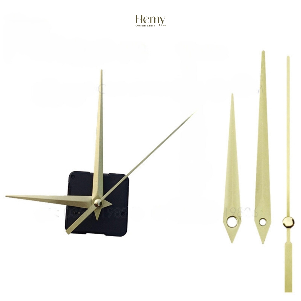 Bộ Kim, Máy Đồng Hồ Kim Trôi Treo Tường - HeMy Decor