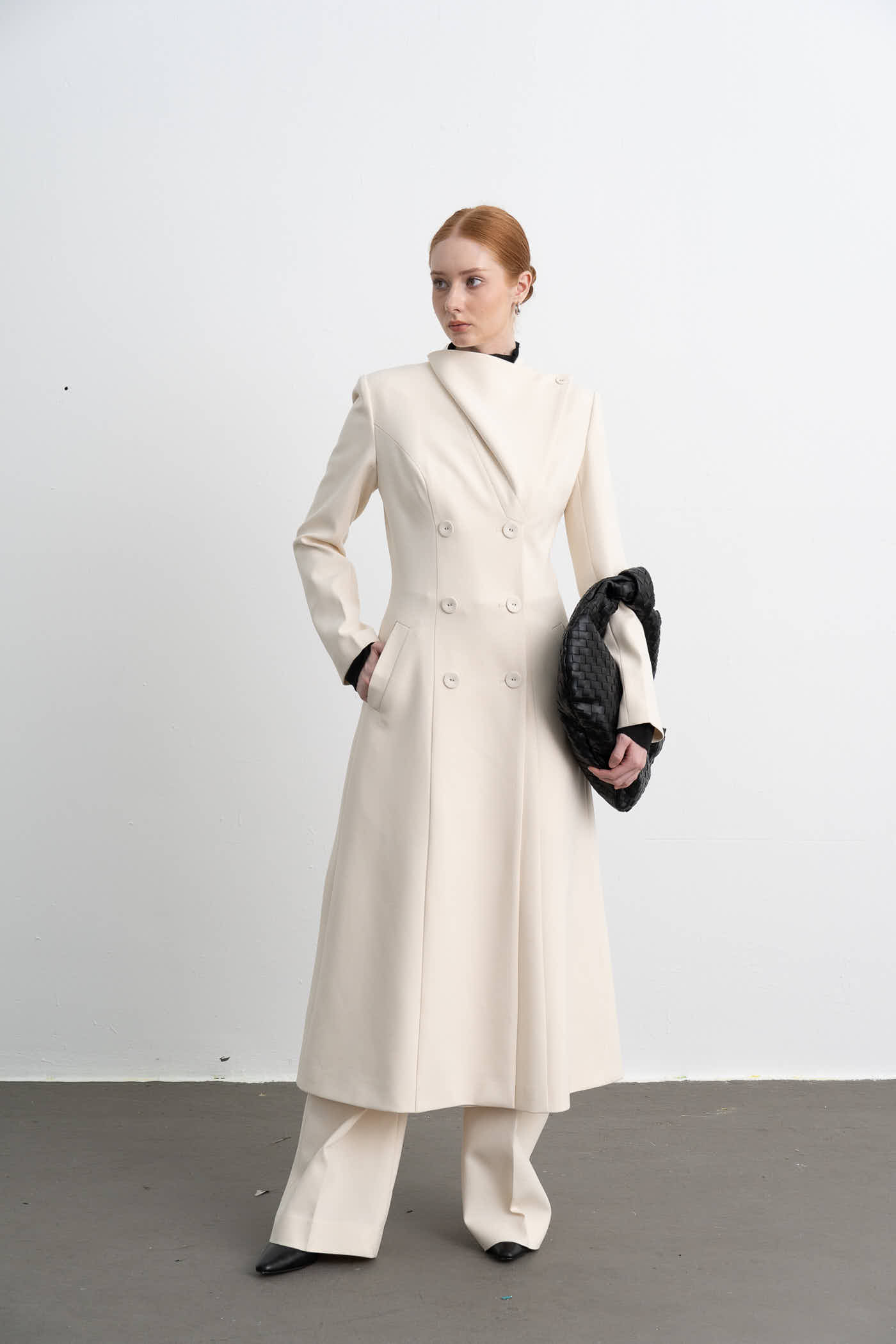 Áo măng tô cổ bẻ lệch (dalitso coat)