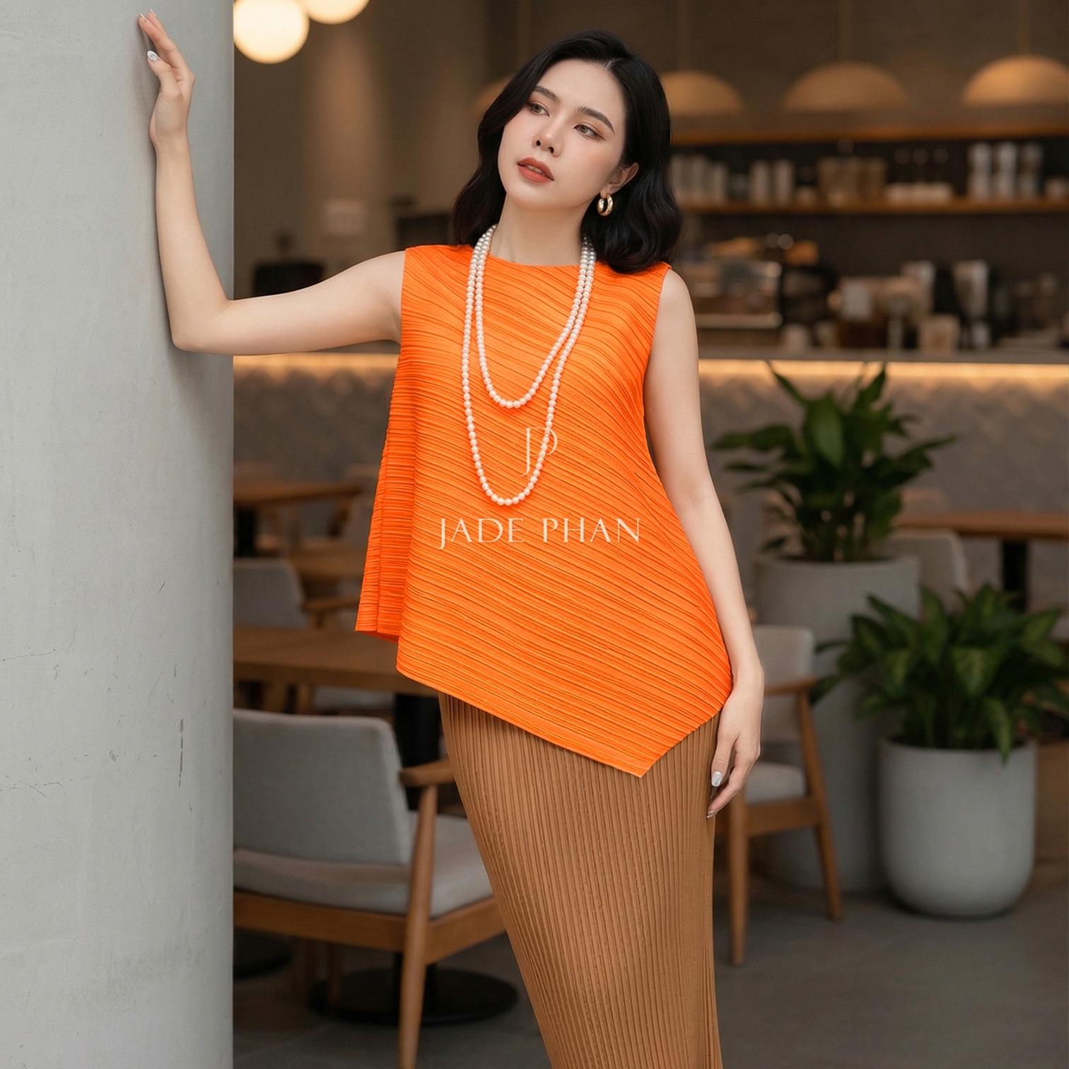Set gồm áo và chân váy, bộ áo và chân váy midi chuẩn form thanh lịch nhiều màu Léa Holly