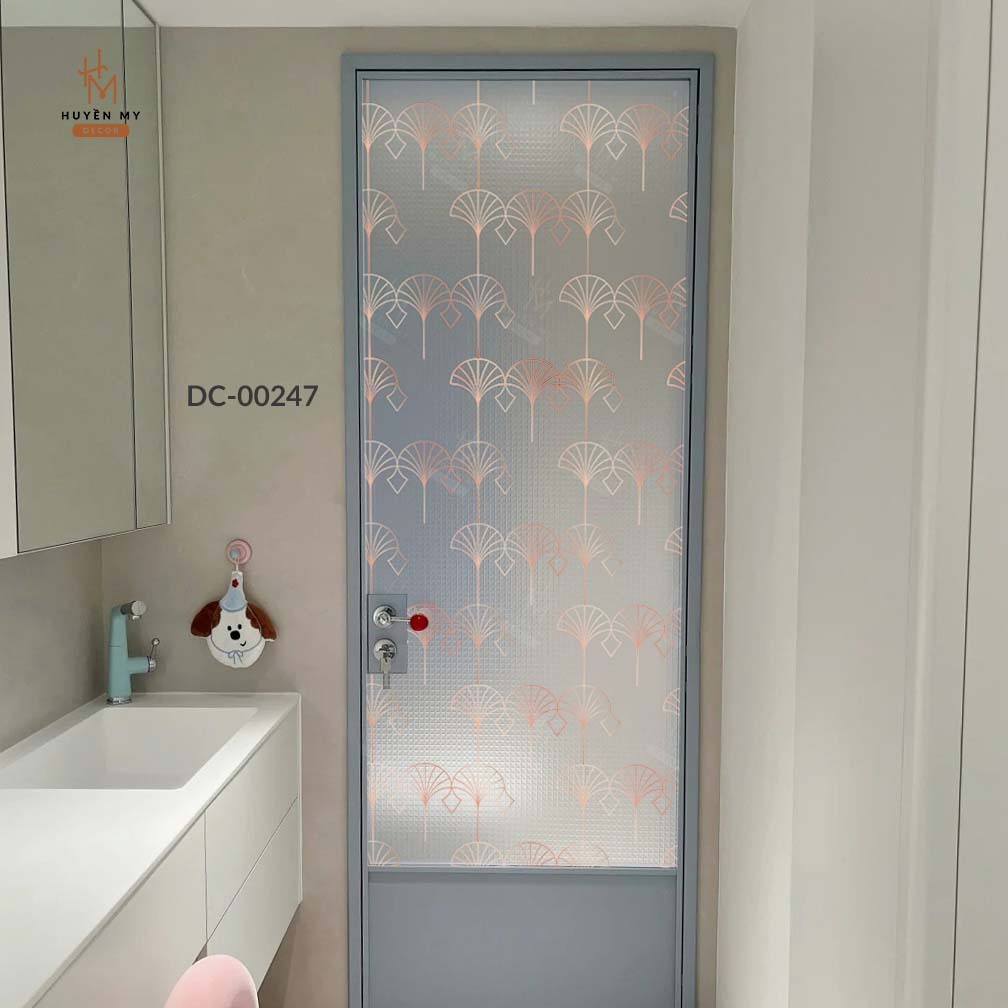 Decal Cát Mờ Dán Kính Hiện Đại, Lấy Sáng Tự Nhiên, Chống Nhìn Trộm Cho Nhà Ở, Văn Phòng, Spa – Huyền My Decor thumbnail 12