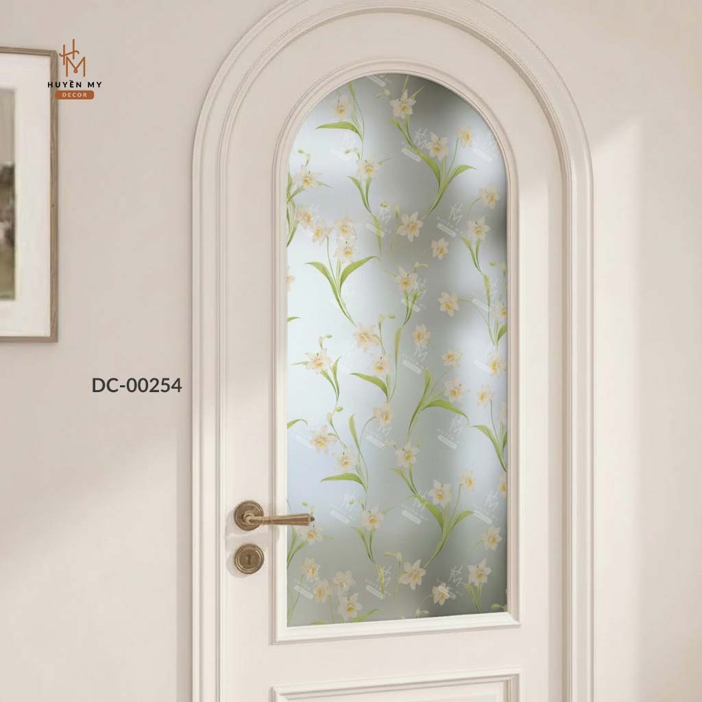 Decal Cát Mờ Dán Kính Hiện Đại, Lấy Sáng Tự Nhiên, Chống Nhìn Trộm Cho Nhà Ở, Văn Phòng, Spa – Huyền My Decor thumbnail 16
