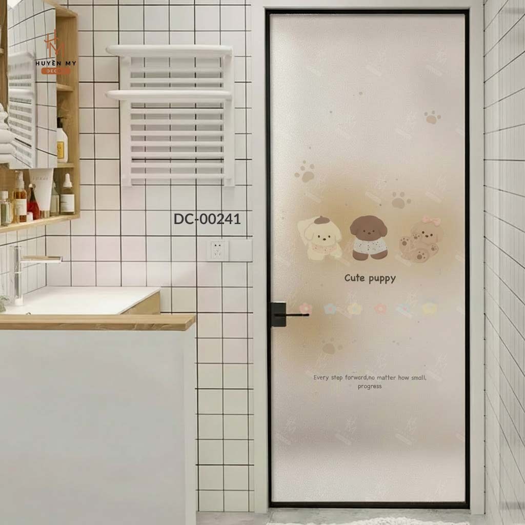 Decal Cát Mờ Dán Kính Hiện Đại, Lấy Sáng Tự Nhiên, Chống Nhìn Trộm Cho Nhà Ở, Văn Phòng, Spa – Huyền My Decor thumbnail 13