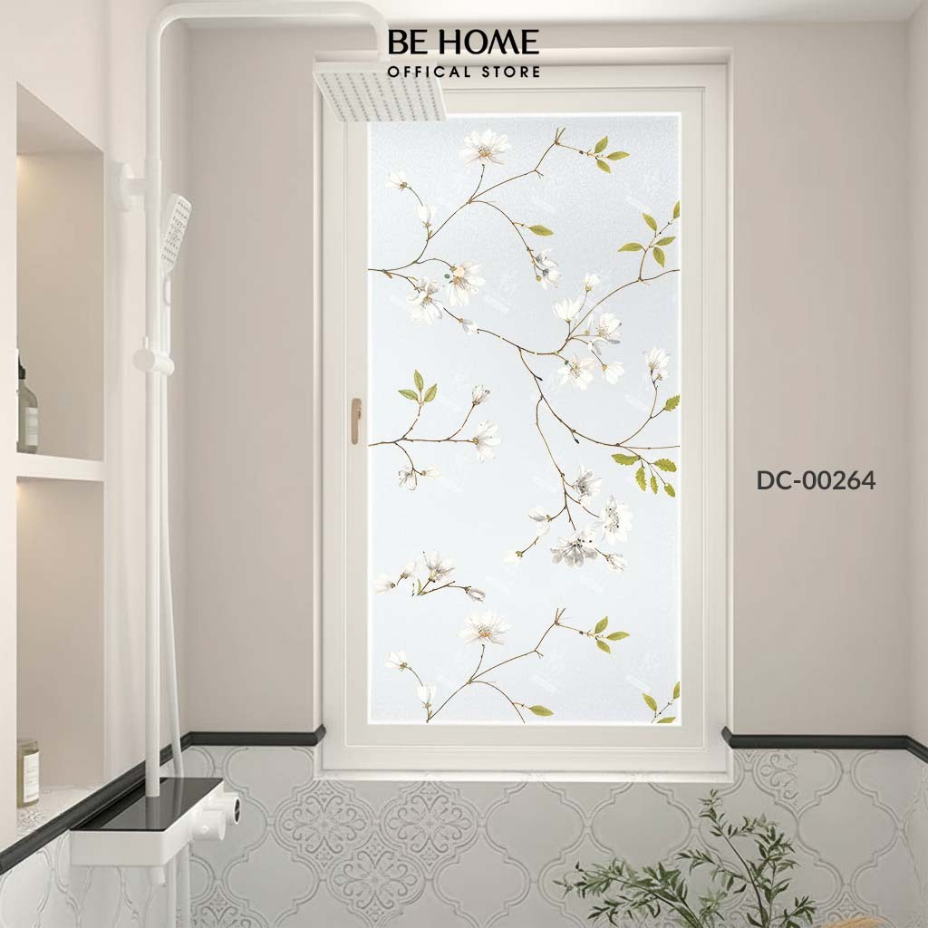 Decal Cát Mờ Dán Kính Mẫu Mã Hiện Đại, Dễ Thương Decor Kính, Gương Văn Phòng, Spa, Quán Cafe – BeHome Decor thumbnail 10