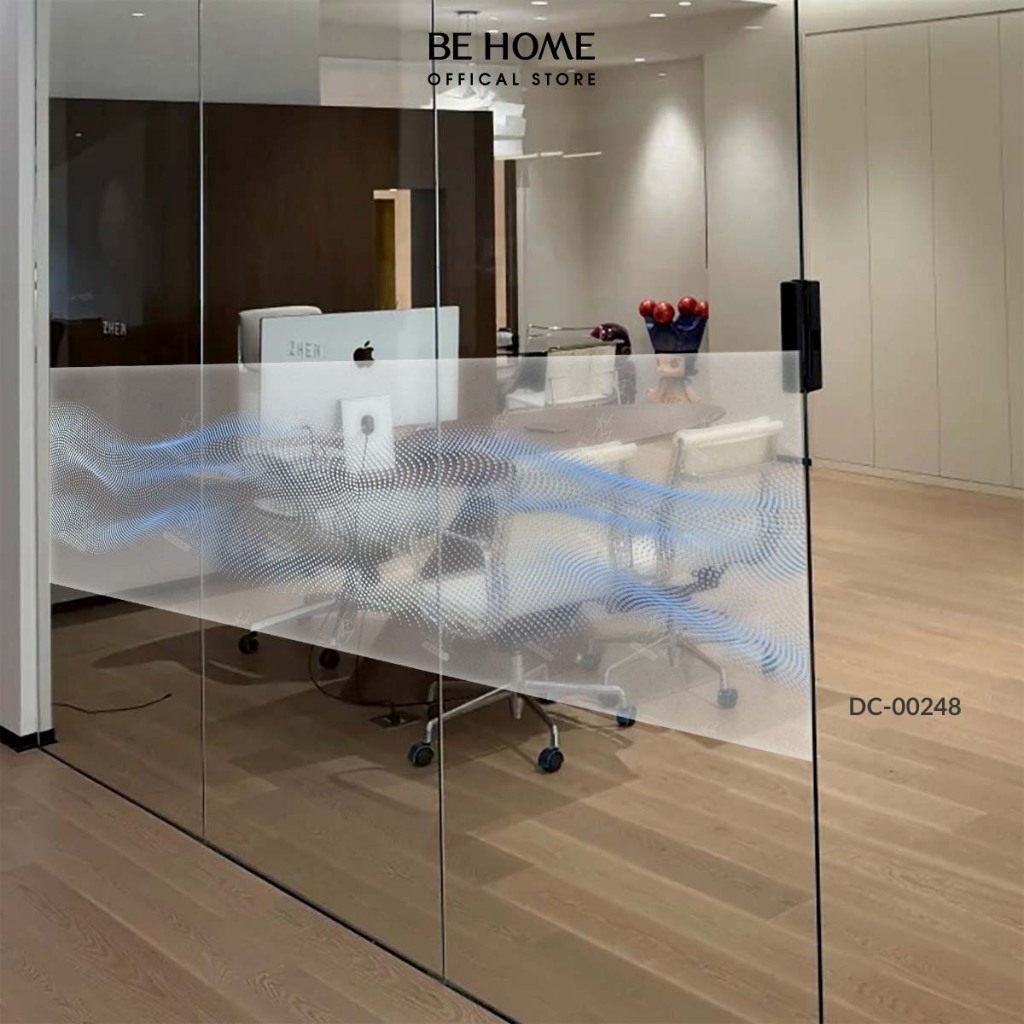 Decal Cát Mờ Dán Kính Mẫu Mã Hiện Đại, Dễ Thương Decor Kính, Gương Văn Phòng, Spa, Quán Cafe – BeHome Decor thumbnail 17