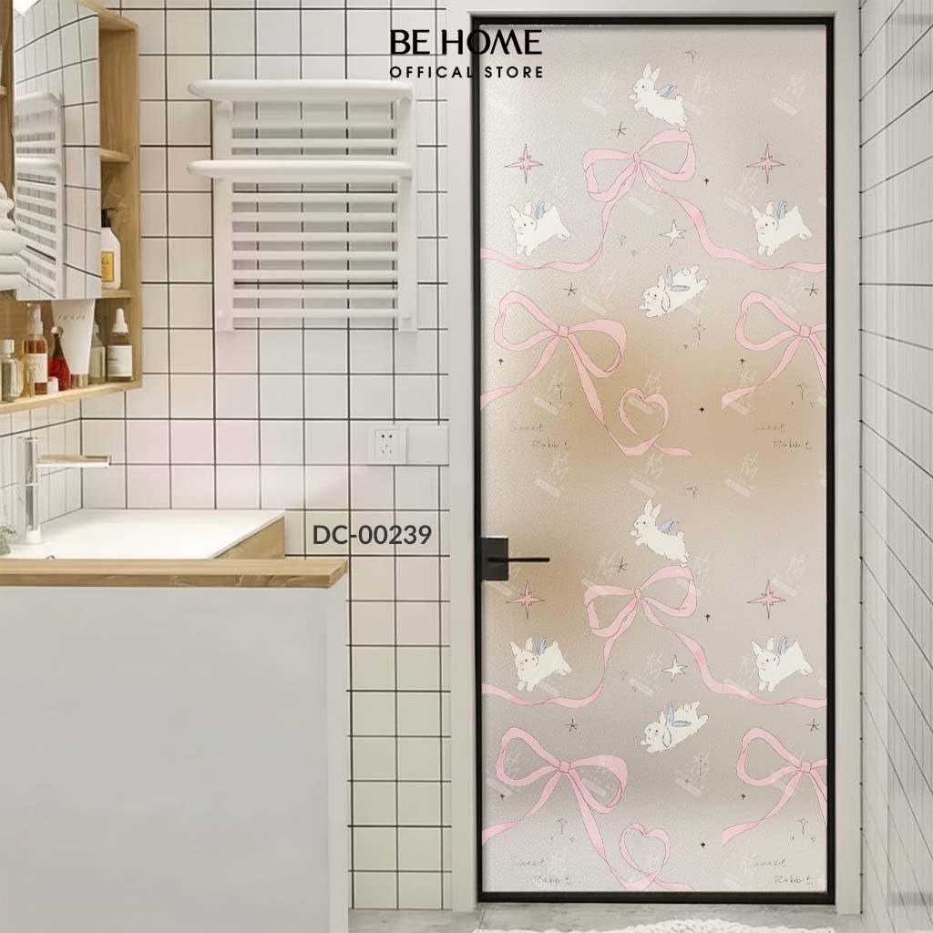 Decal Cát Mờ Dán Kính Mẫu Mã Hiện Đại, Dễ Thương Decor Kính, Gương Văn Phòng, Spa, Quán Cafe – BeHome Decor thumbnail 13