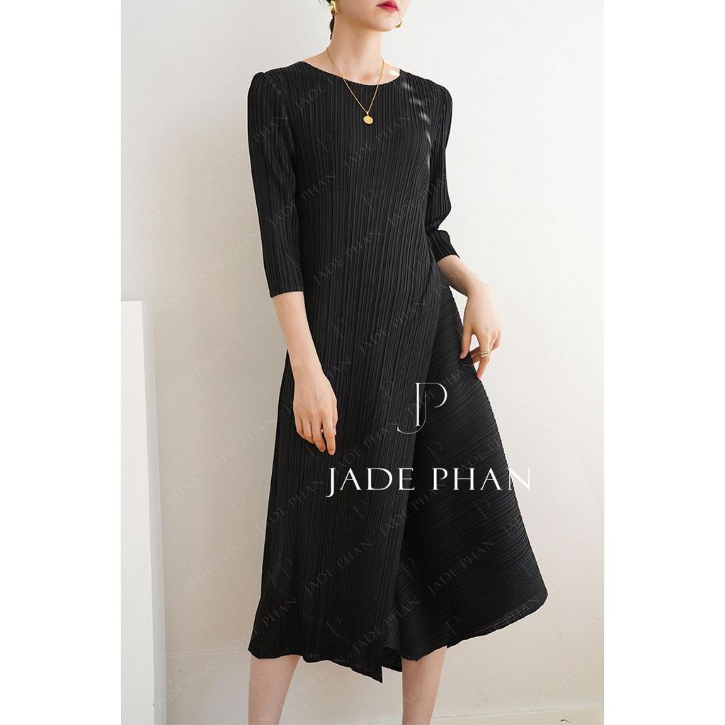 Váy Michela dập ly cao cấp JADEPHAN nhiều màu