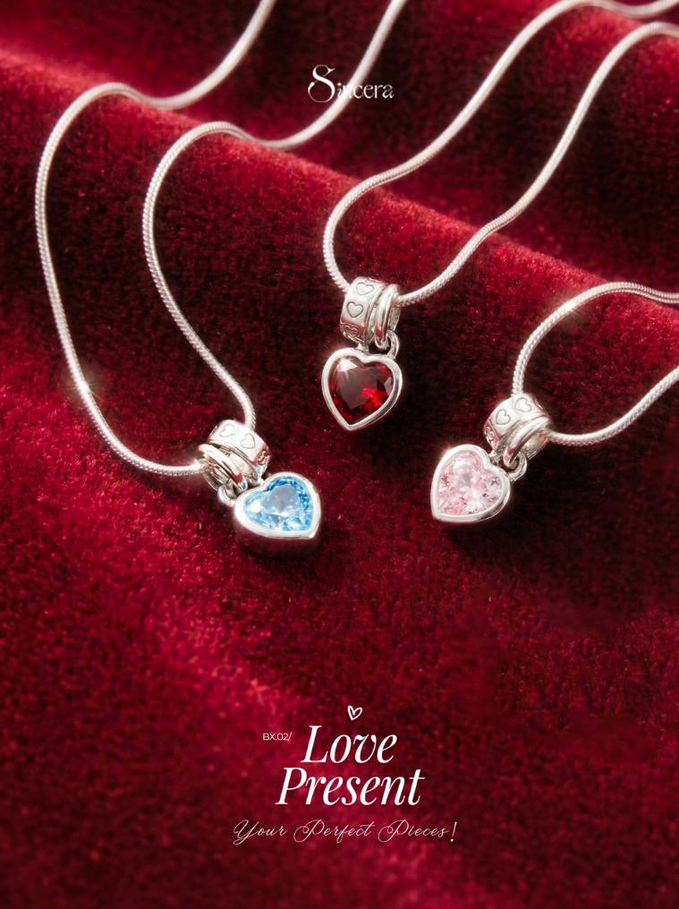 Dây Chuyền + Mặt Sincera Heart Ring | Bạc s925