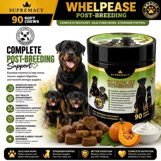 Product image - WhelpEase Post-Breeding Chewable Vitamins for Dam Dogs