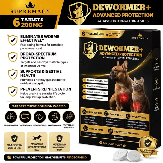 Product image - Dewormer+ — Advanced Protection for Cats & Dogs