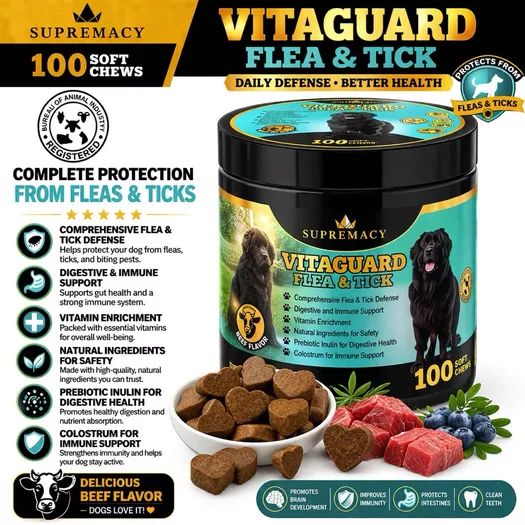 Product image - Vitaguard Protection Against Flea and Tick for Dogs