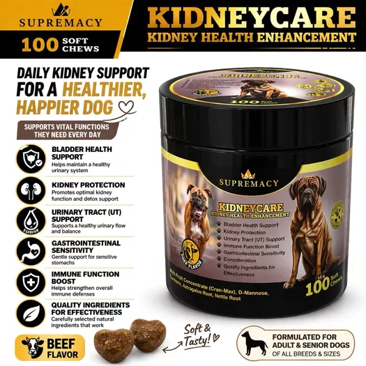 Product image - Kidneycare Kidney Health Enhancement for Dogs (100 Soft Chews)