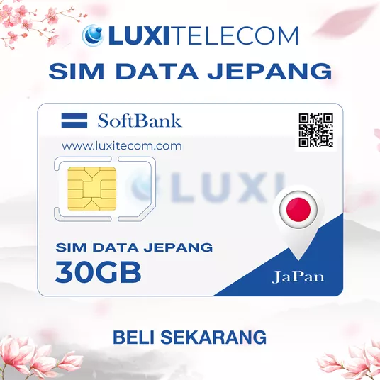 Product image - SIM SoftBank 30GB – Biaya Bulanan