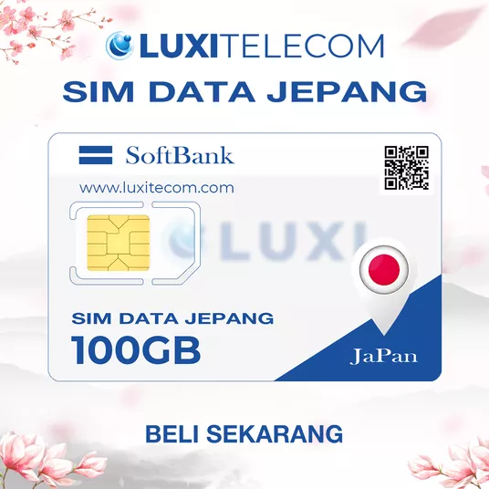 Product image - SIM SoftBank 100GB – Biaya Bulanan