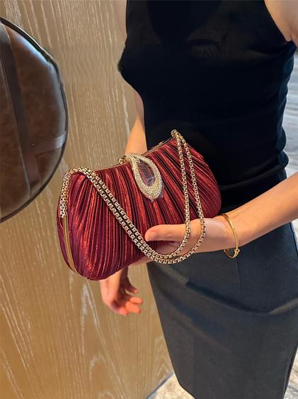 Product image - Túi Xách Lụa Đỏ - VLN07