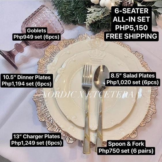 Product image - 6- Seater Rose Gold Set