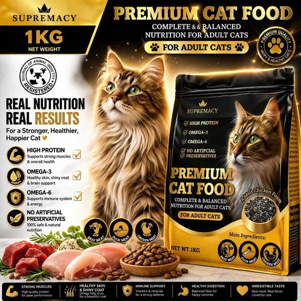 Product image - 1KG Premium Cat Food
