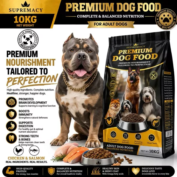 Product image - 10 KG SUPREMACY PREMIUM DOG FOOD