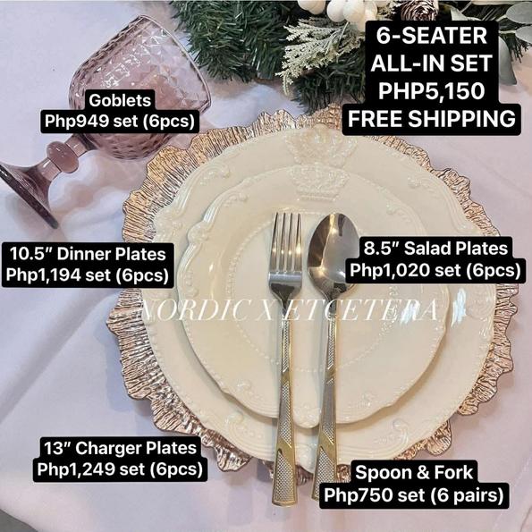 Product image - 6- Seater Rose Gold Set