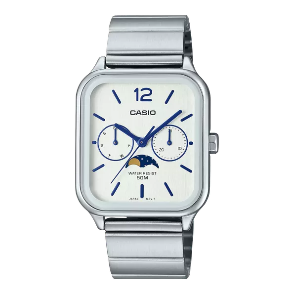 Product image - CASIO MTP-M305D-7A2V (WHITE-SILVER)