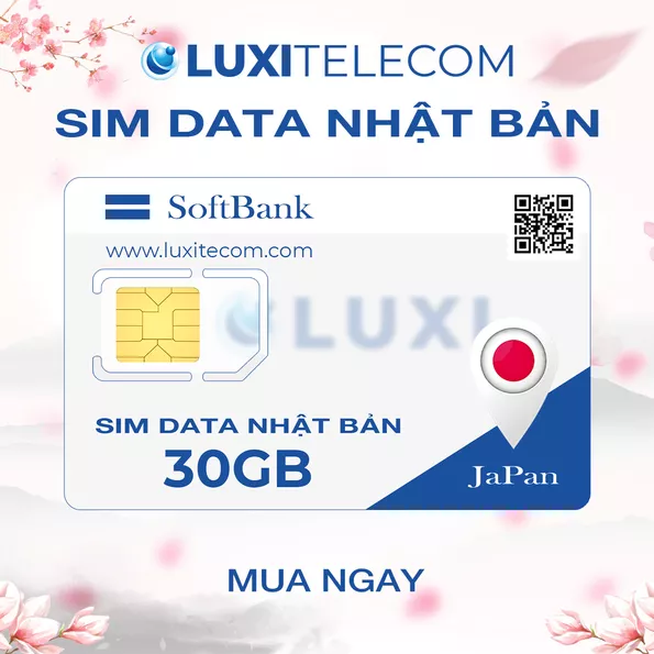 Product image - SoftBank 30GB SIM – 1 Year Prepaid Plan
