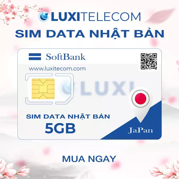 Product image - SoftBank 5GB SIM – 1-Year Prepaid Plan