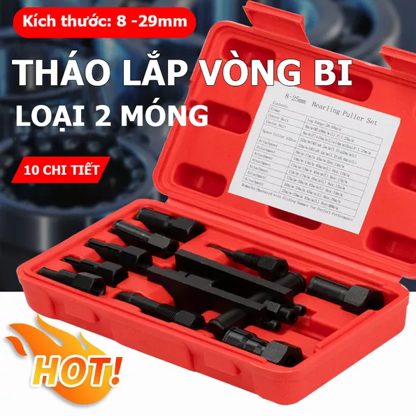 Product image - Bộ Cảo Tháo Vòng Bi Từ 8 - 29mm