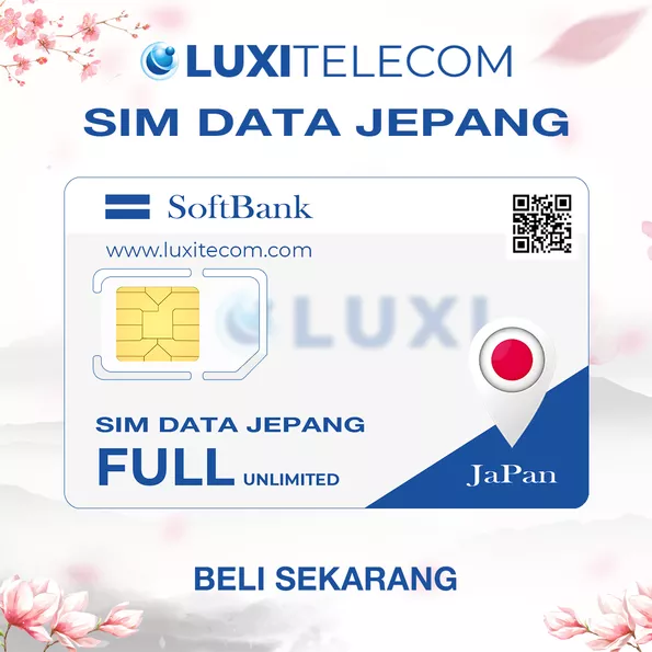 Product image - SIM SoftBank Full Unlimited – Beli Putus 1 Tahun