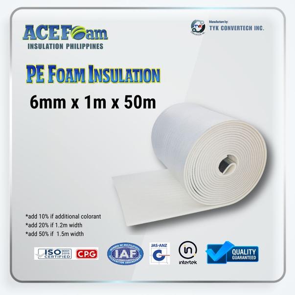 Product image - PE FOAM POLYETHYLENE INSULATION
