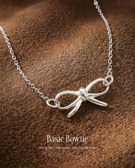 Vòng Tay Sincera Cable Bowtie | Bạc s925 4
