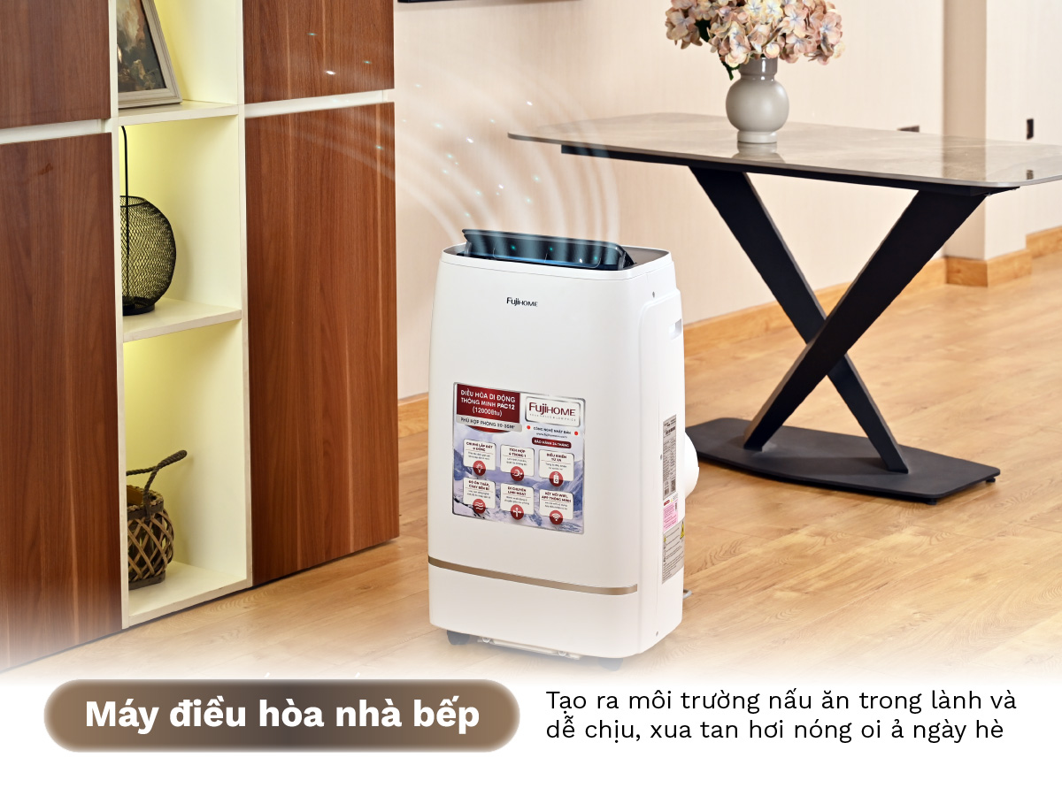 Máy điều hòa di động thông minh Fujihome PAC12